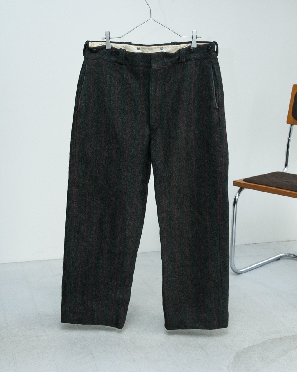 80s Eddie bauer stripe pattern heavy wool slack