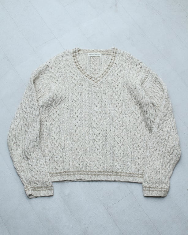 90s Banana republic cable knit sweater｜バナナリパブリック