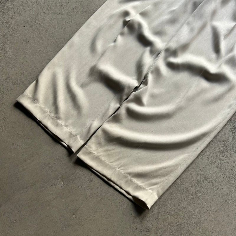 90s tommy bahama 2tuck silk slacks “white” | su