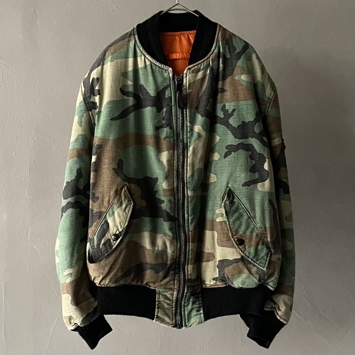 90s Alpha industries cotton woodland camo MA-1 90s Alpha industries cotton woodland camo MA-1
