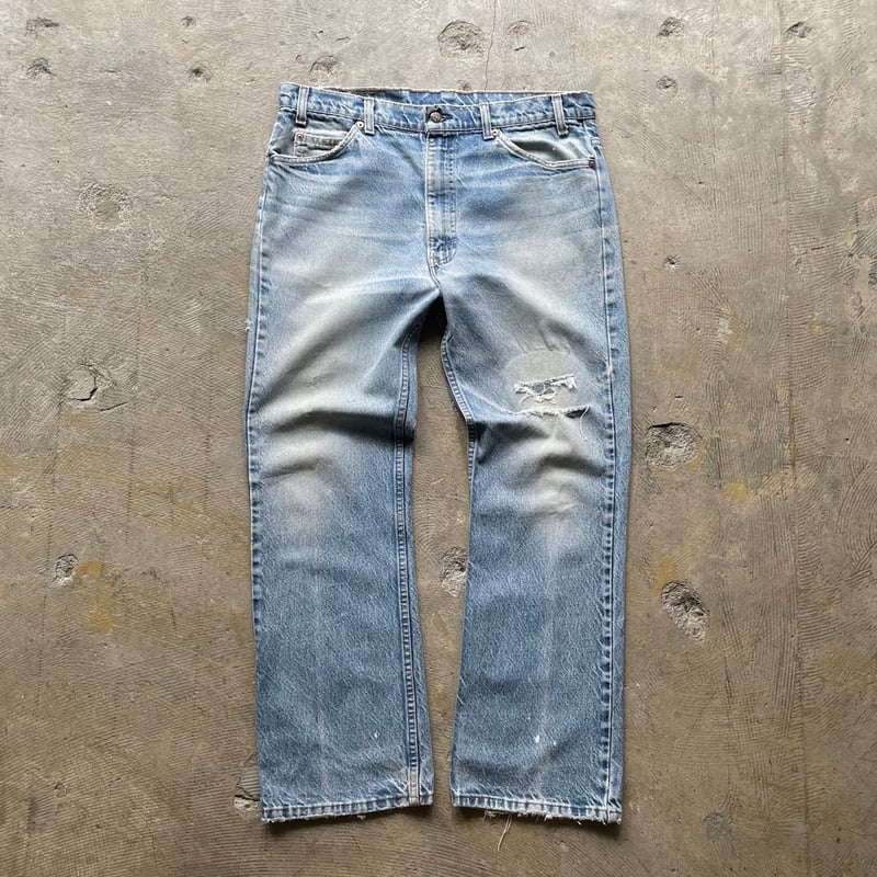00s Levi's 517 後染め Flare Denim フレアデニム 00s Levi's 517 Black Denim Pants 黒 W32×L32 リーバイス Levis