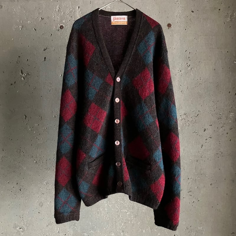 トップス 60s vintage jantzen mohair cardigan 1960s jantzen mohair cardigan | THISMAN