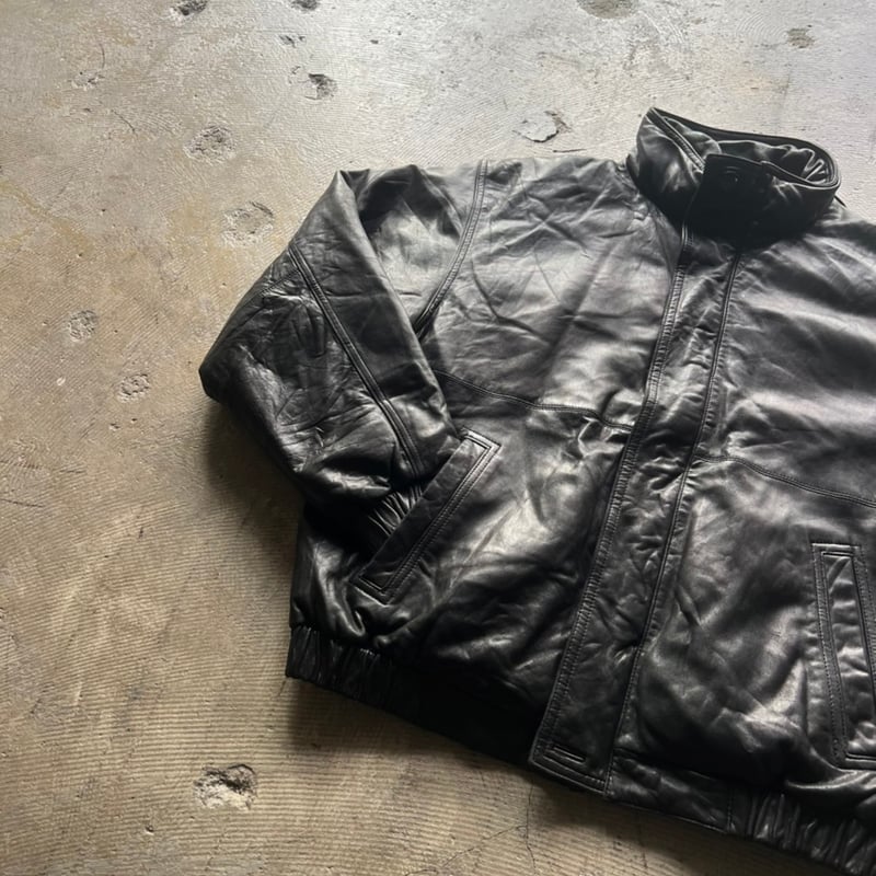 80s Eddie Bauer leather down jacket | sui & shara 80s Eddie Bauer leather down jacket | sui & shara