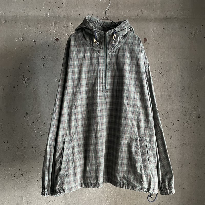 90s Eddie bauer check pattern cotton anorak par 90s Eddie bauer check pattern cotton anorak par
