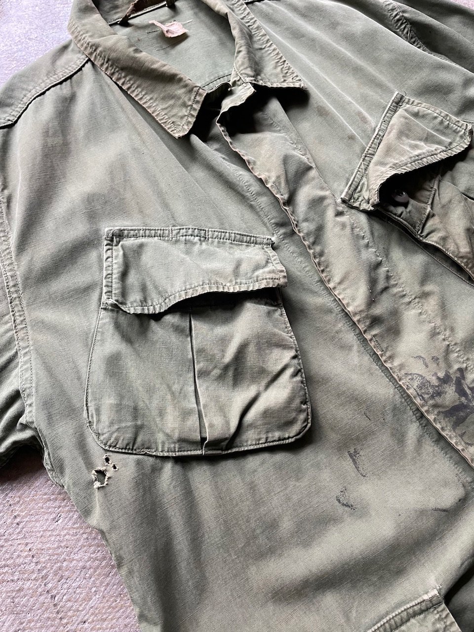 60's USARMY jungle fatigue jacket 