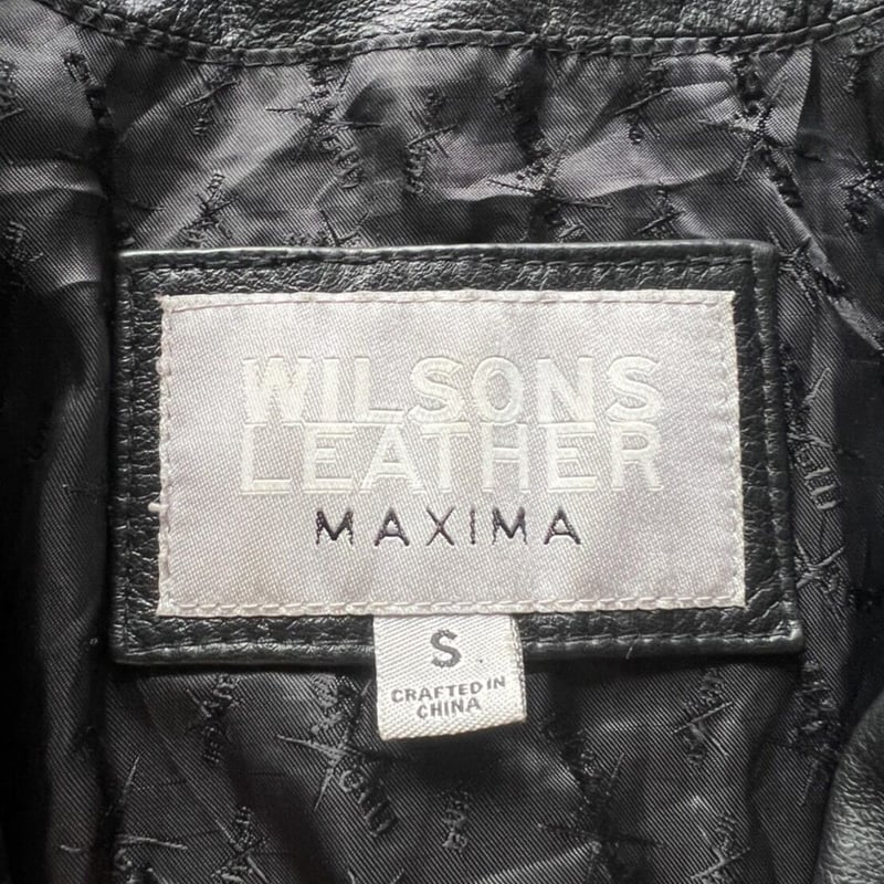 90s-00s WILSONS LEATHER レザースイングトップ シボ革（90s