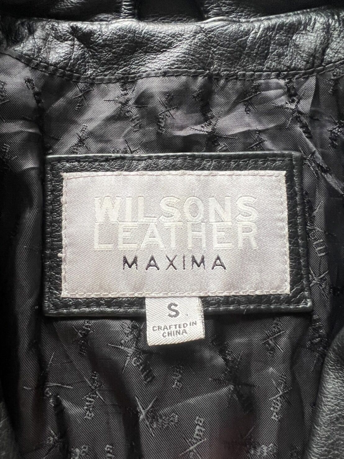 90s Wilson zip up leather jacket | sui & shara