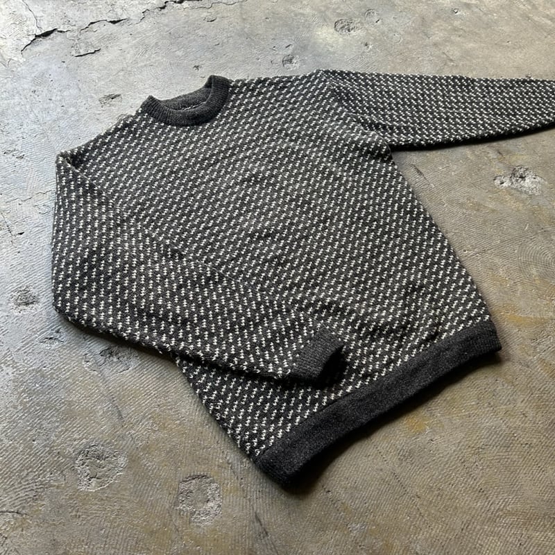 90s Roots birdseye knit made in Norway | sui & 