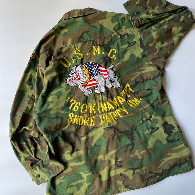 60s U.S.ARMY jungle fatigue jacket 