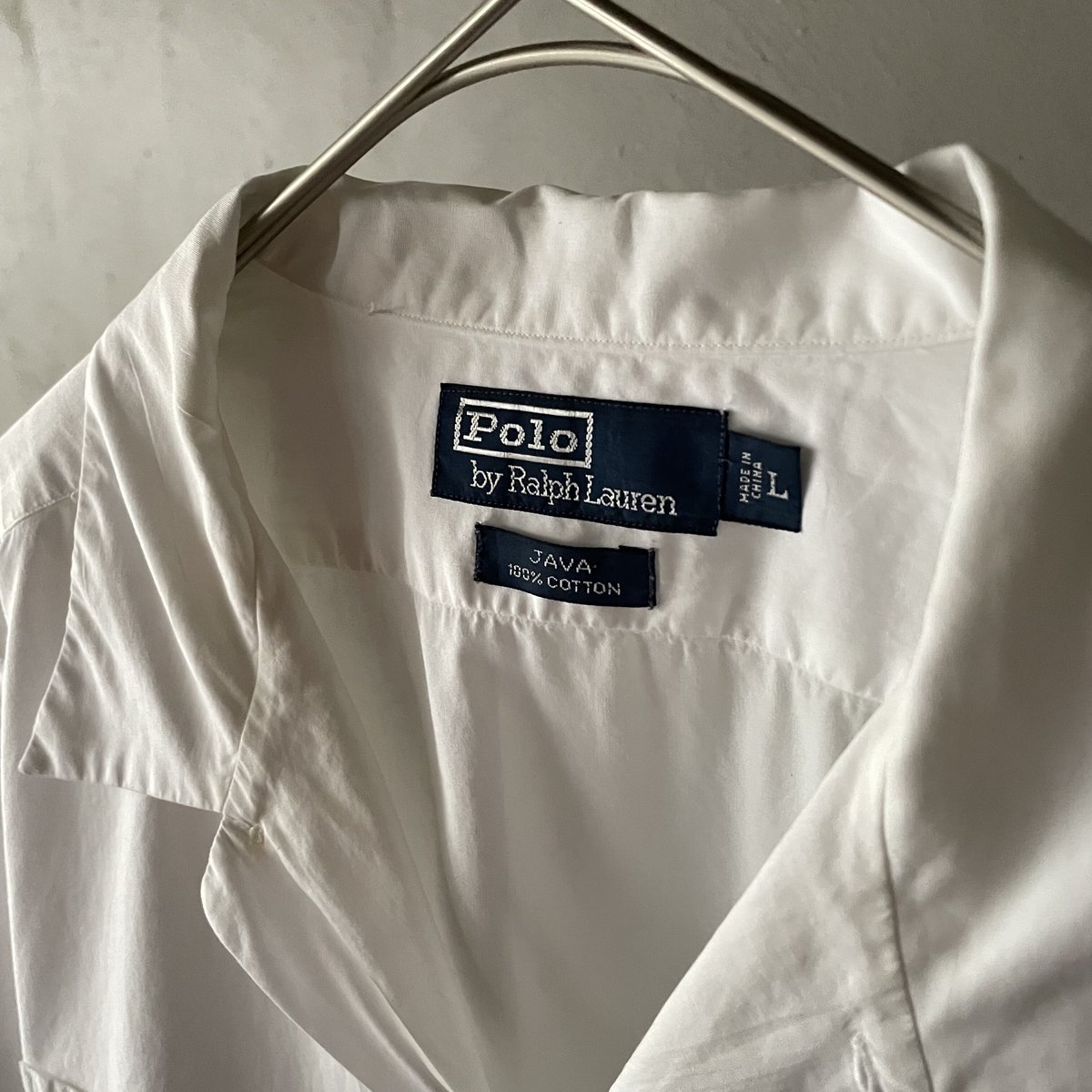 Polo by Ralph Lauren JAVA 白 Lサイズ 90s Polo Ralph Lauren JAVA Cuba shirt M White – NO BURCANCY
