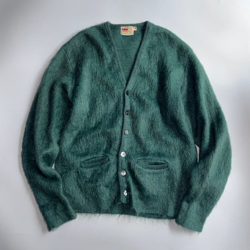 60s モヘアカーディガン 毛足長 GRANT CREST M fit=scale-down,w=1200