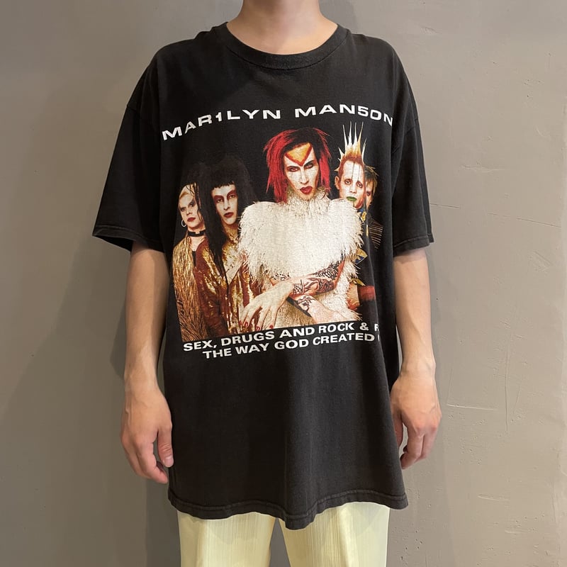 90s Marilyn Manson マリリンマンソン TシャツこのTシャツは背中にMa