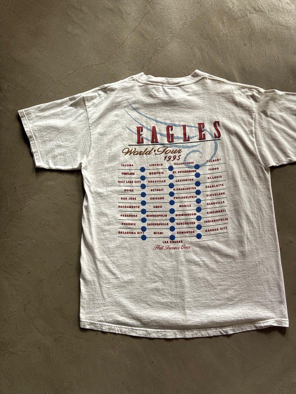 1995 Eagles music tee “Hell freezes over” | sui