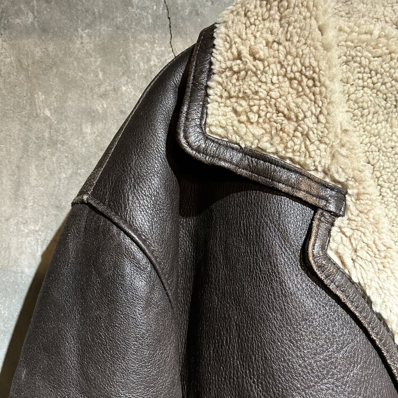 LINEA Fontani レザージャケット　カーコート　ボア　2WAY 48 LINEA Fontani レザージャケット カーコート ボア 2WAY 48