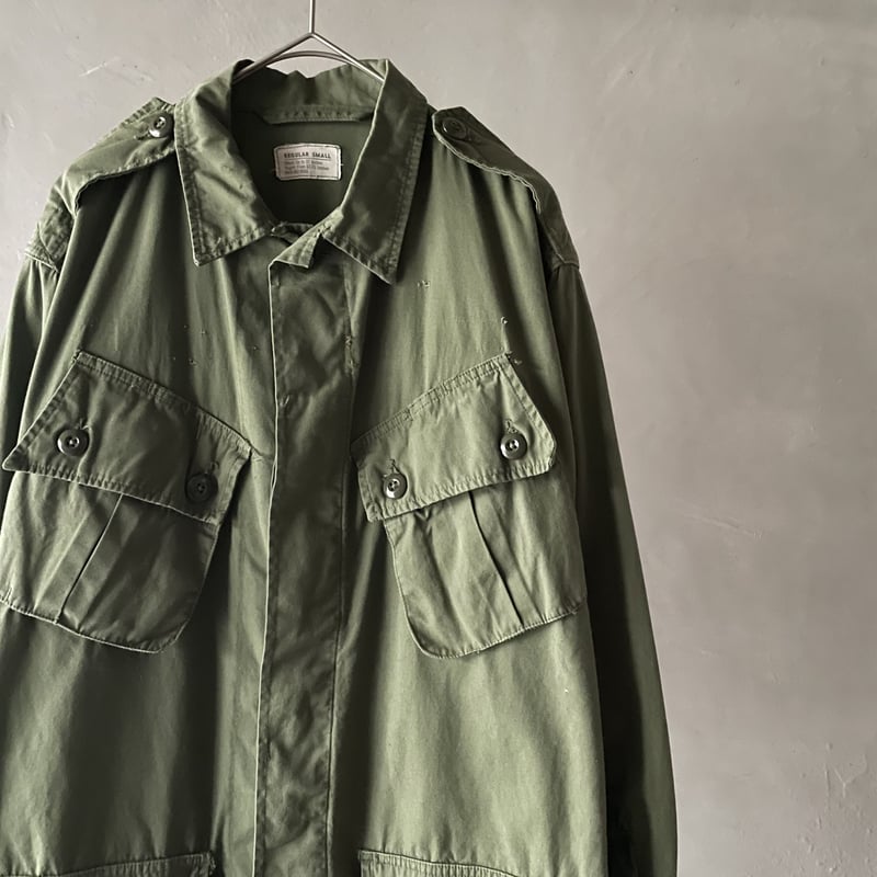 美品VINTAGE 60s Jungle Fatigue 1st S-R Vintage 60s U.S.ARMY Jungle Fatigue Jacket (S)