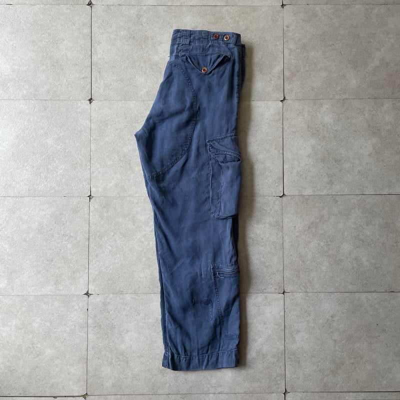 90s Ralph Lauren リネン シルク スラックス バギー 燻み 90s Ralph Lauren リネン シルク スラックス バギー 燻み