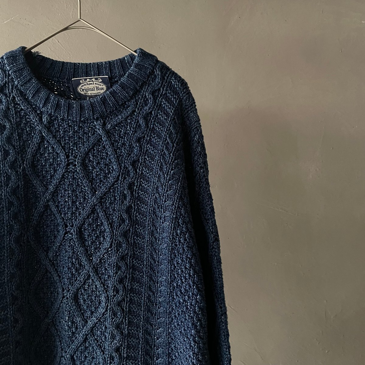 90s〜 Michael ross indigo knit sweater | sui & s 90s〜 Michael ross indigo knit sweater | sui & s