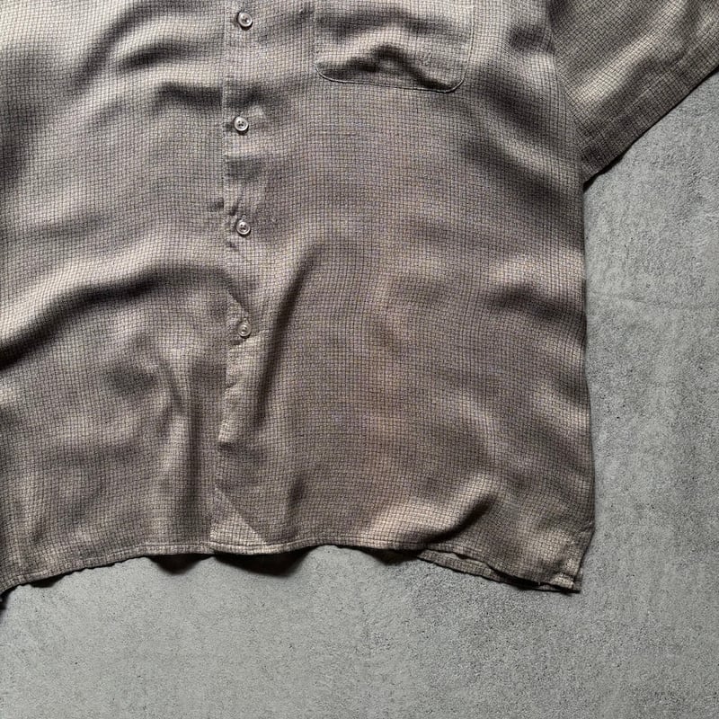 90s Perry ellis S/S silk shirt | sui & shara