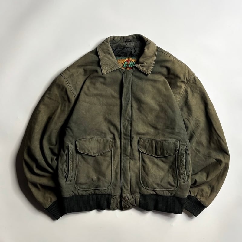 90s G-Ⅲ A-2 type leather jacket | sui & shara