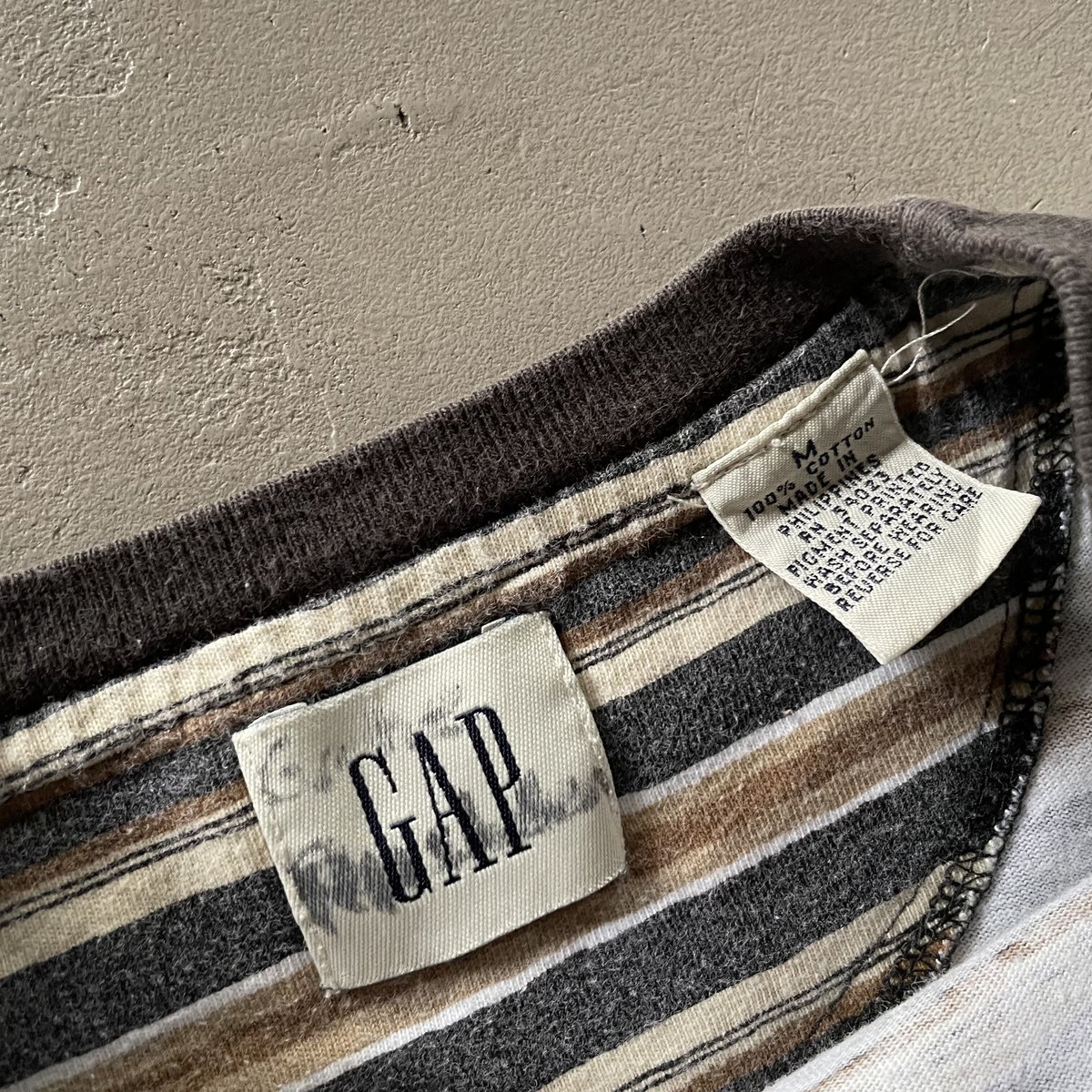 トップス   Vintage Border L/S Tee トップス Vintage Border L/S Tee Easy Fit American Vintage