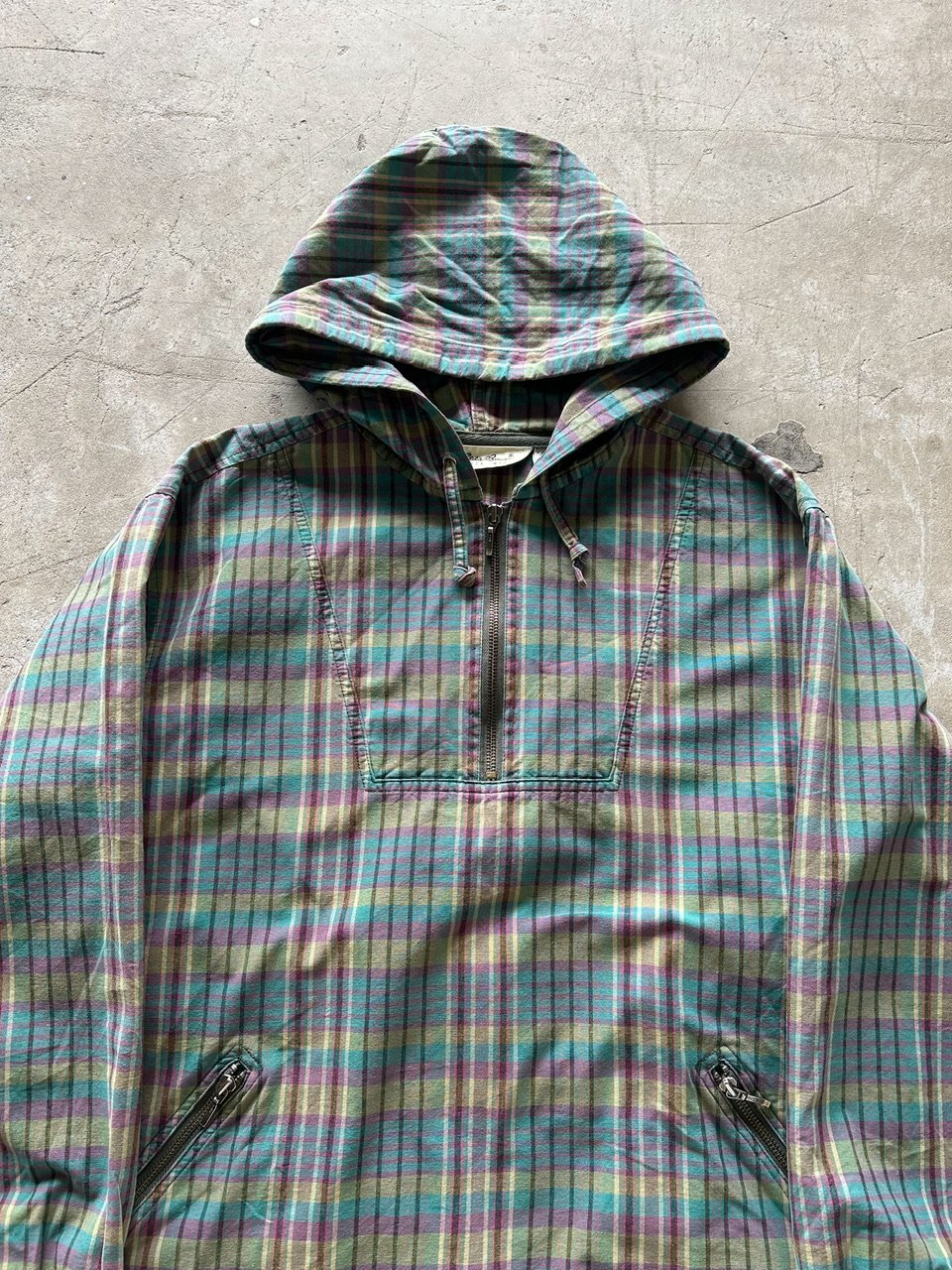 ジャケット・アウター 90s Eddie Bauer Plaid Hoodie 90s Eddie bauer plaid cotton anorak hoodie | su