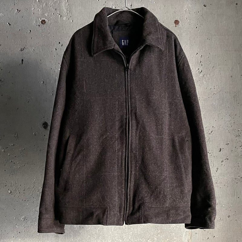 90's old GAP wool zip-up jacket | sui & shara 90's old GAP wool zip-up jacket | sui & shara