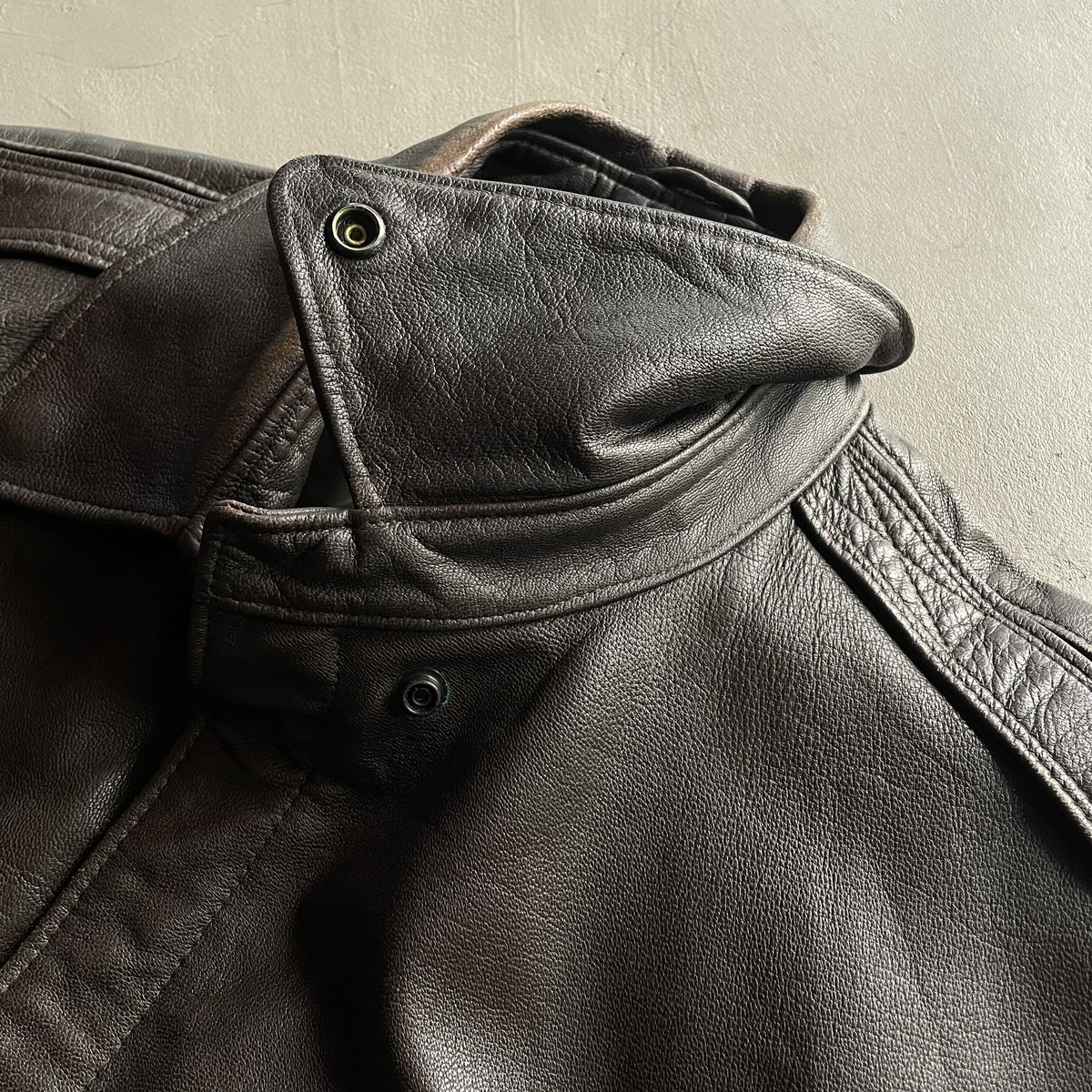 s~ L.L.Bean A type leather flight jacket