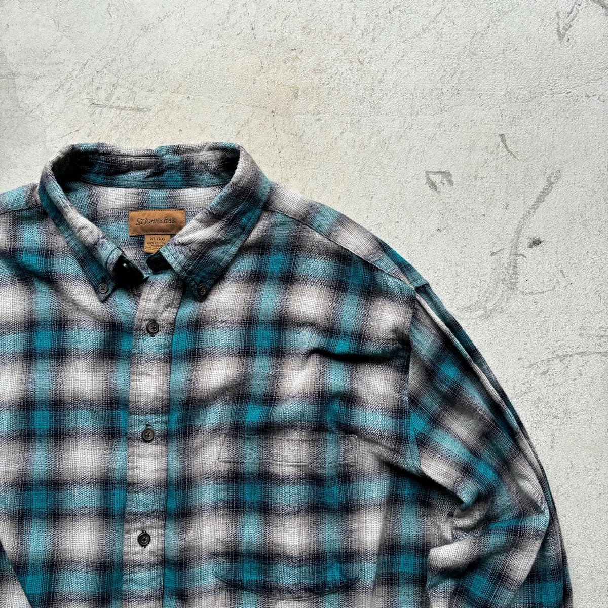 トップス St. John's Bay 00s Flannel Check Shirt. 90's ST JOHN'S BAY check flannel shirt