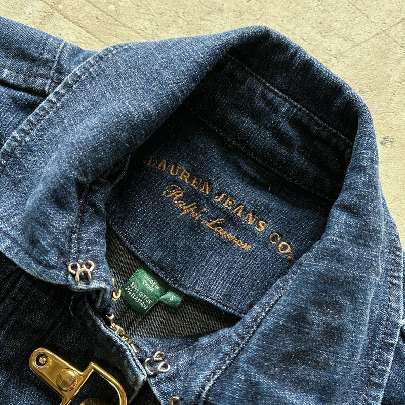 Lauren ralph lauren denim fireman jacket | sui
