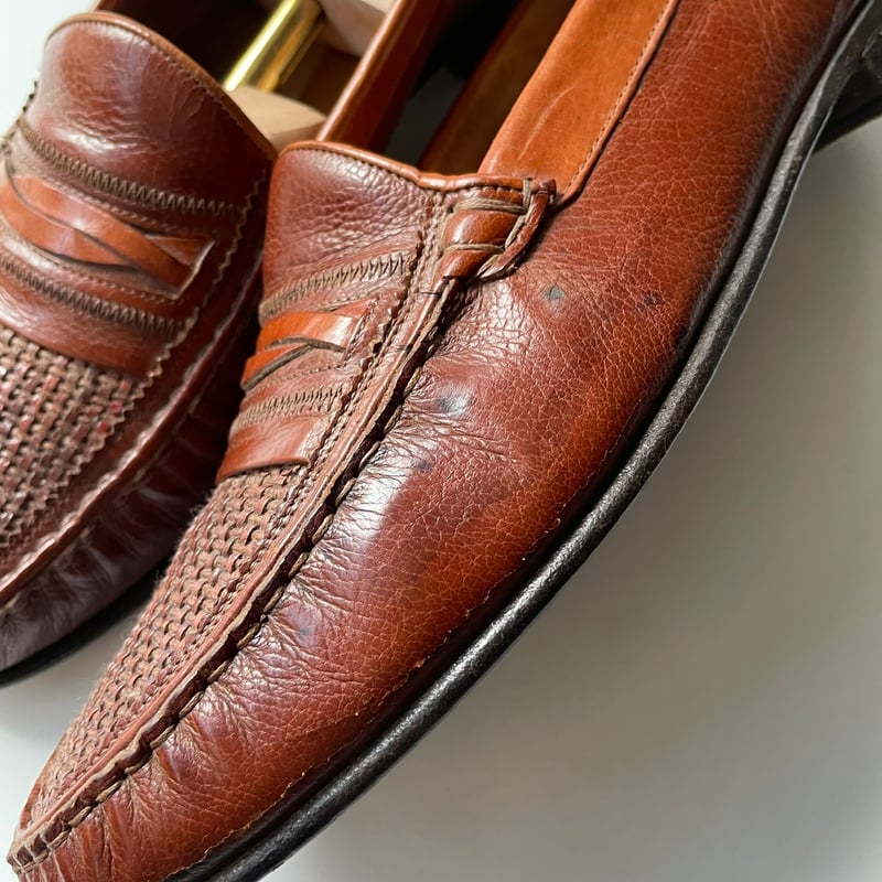 Florsheim royal imperial woven leather loafer |