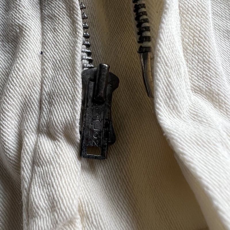 トップス 40s vintage cotton rayon shirt 40s FUGHTMASTER zip design western rayon shirt