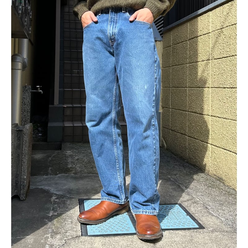 リーバイス　569　濃紺　ゴールデンサイズデニムパンツ　古着　インディゴ　W33 リーバイス 569 濃紺 ゴールデンサイズデニムパンツ 古着