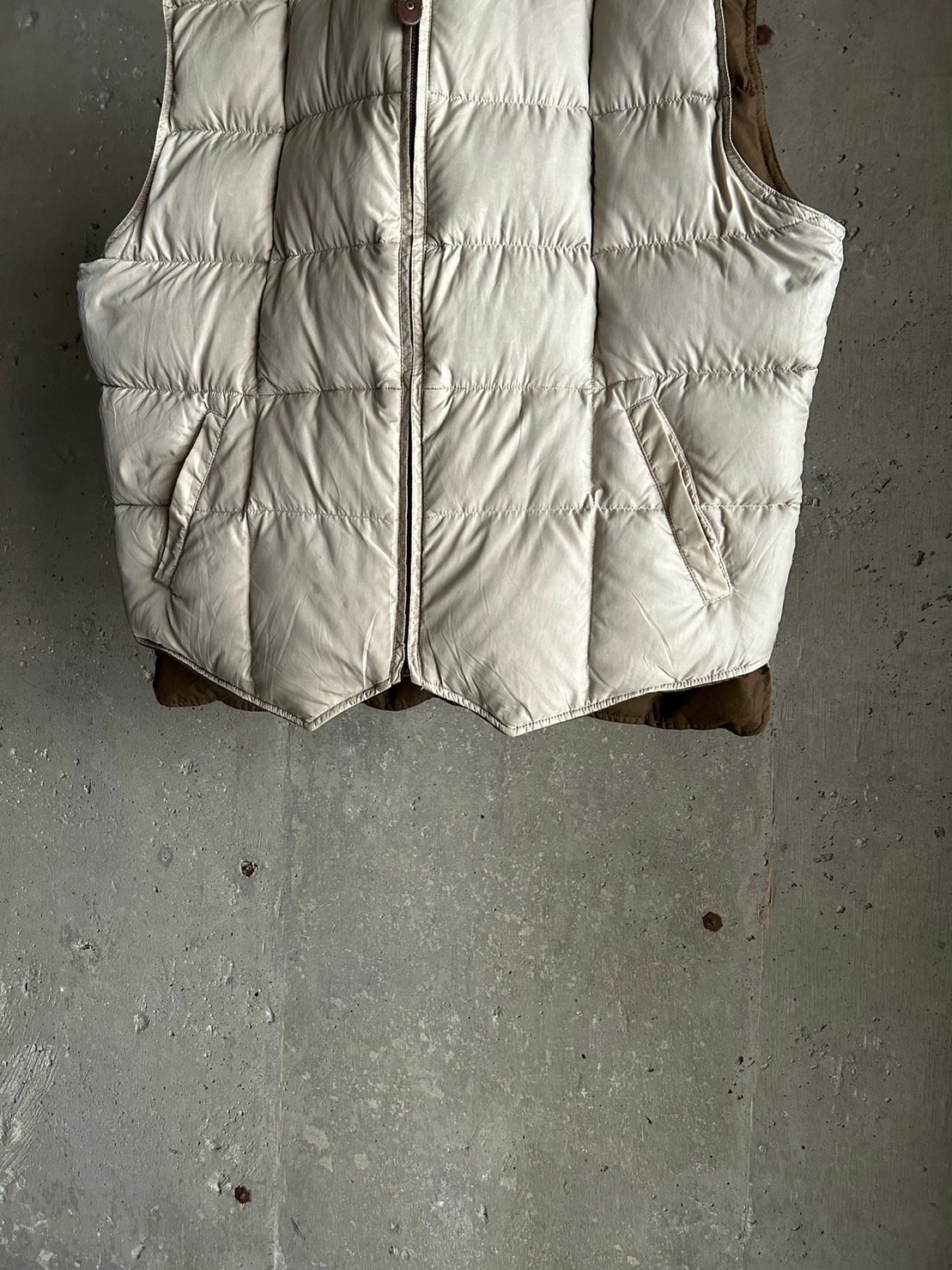 90's Eddie Bauer reversible down vest | sui & s
