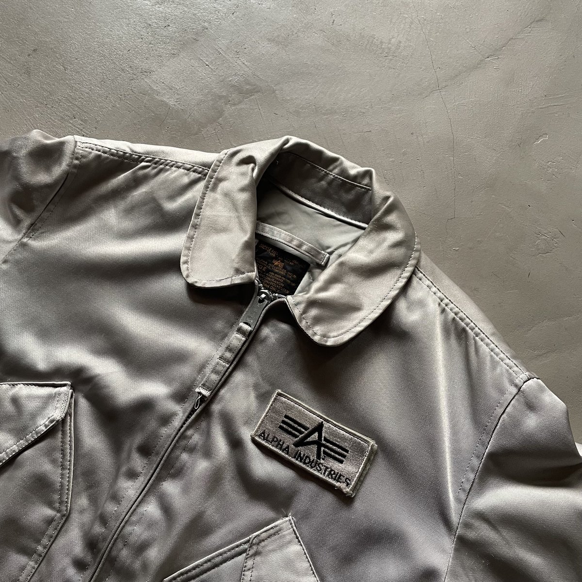 90s Alpha industries flight jacket type cwu-45p “made in USA”
