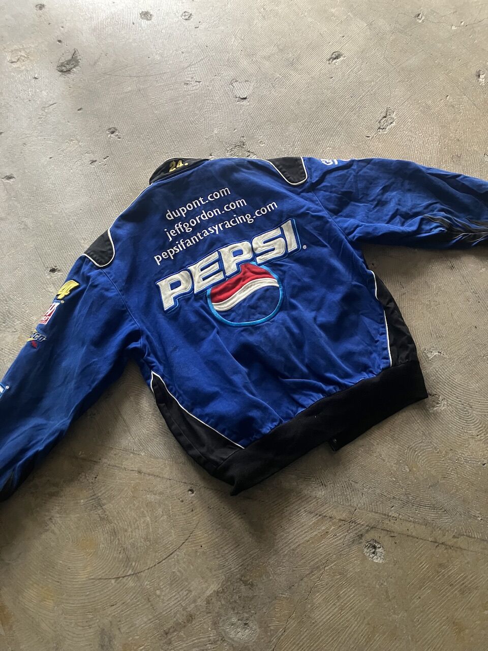 PEPSI レーシングジャケット 青 フレイムデザイン fit=scale-down,w=1200