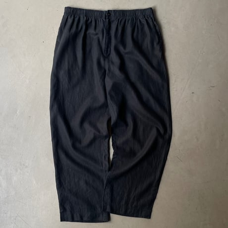 Pusser's west indies black linen wide pants