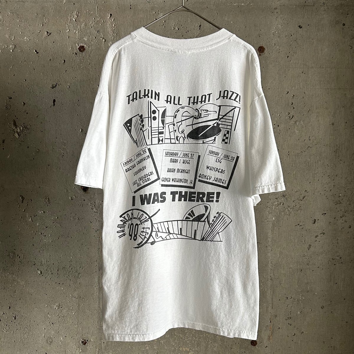 USvintage jazzフェス　Tシャツ 80's VINTAGE USA製 NEW PORT JAZZ FESTIVAL T-SHIR