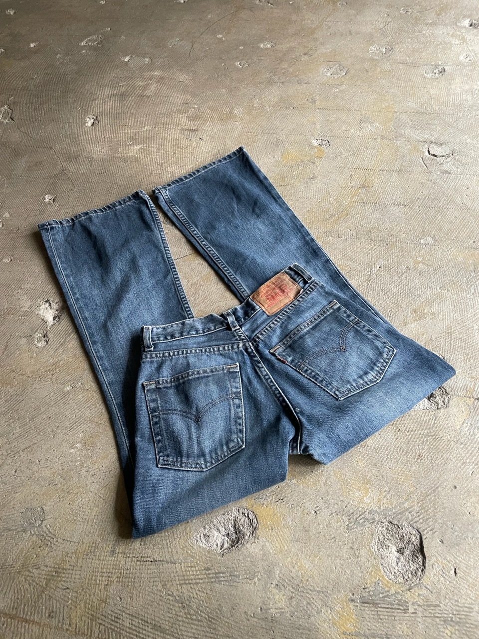 90's Levi's 525 flare denim pants | sui & shara