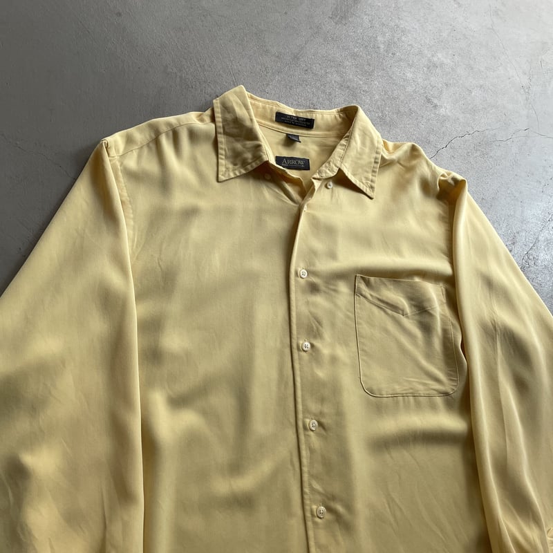 40s~50s ARROW Rayon Shirt 黄色 40s~50s ARROW Rayon Shirt 黄色