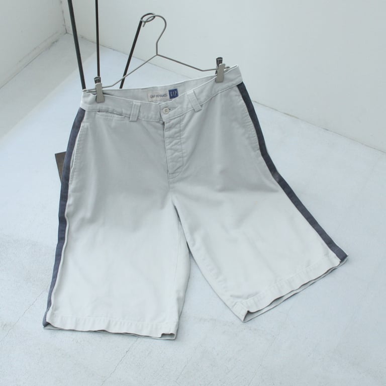 90s~ GAP line design cotton shorts｜ギャップ