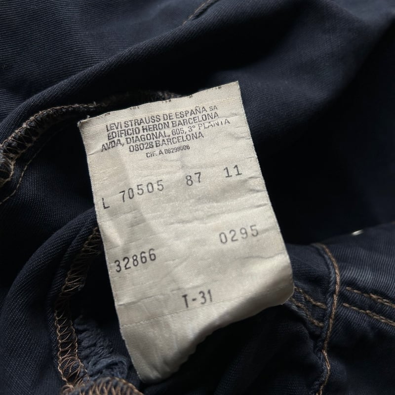 【Levi's】 リーバイス 70505-30 コットンサテンジャケット 90s Levi's】 リーバイス 70505-30 コットンサテンジャケット 90s