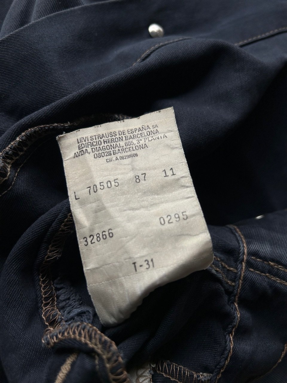 90's Levi's 70505 cotton twill jacket 90's Levi's 70505 cotton twill jacket