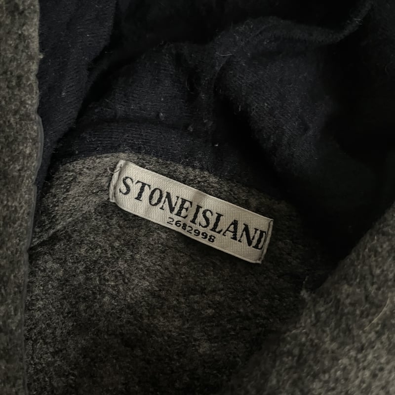 00s Stone island wool zip up foodie knit jacket...