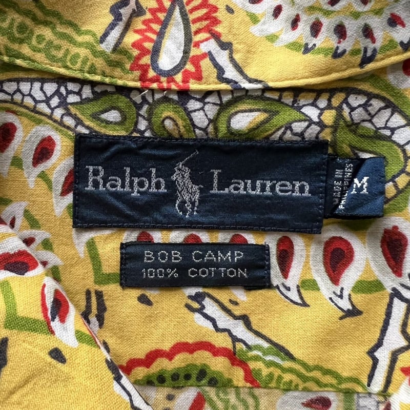 90s Ralph Lauren total pattern cotton shirt 90s Ralph Lauren total pattern cotton shirt