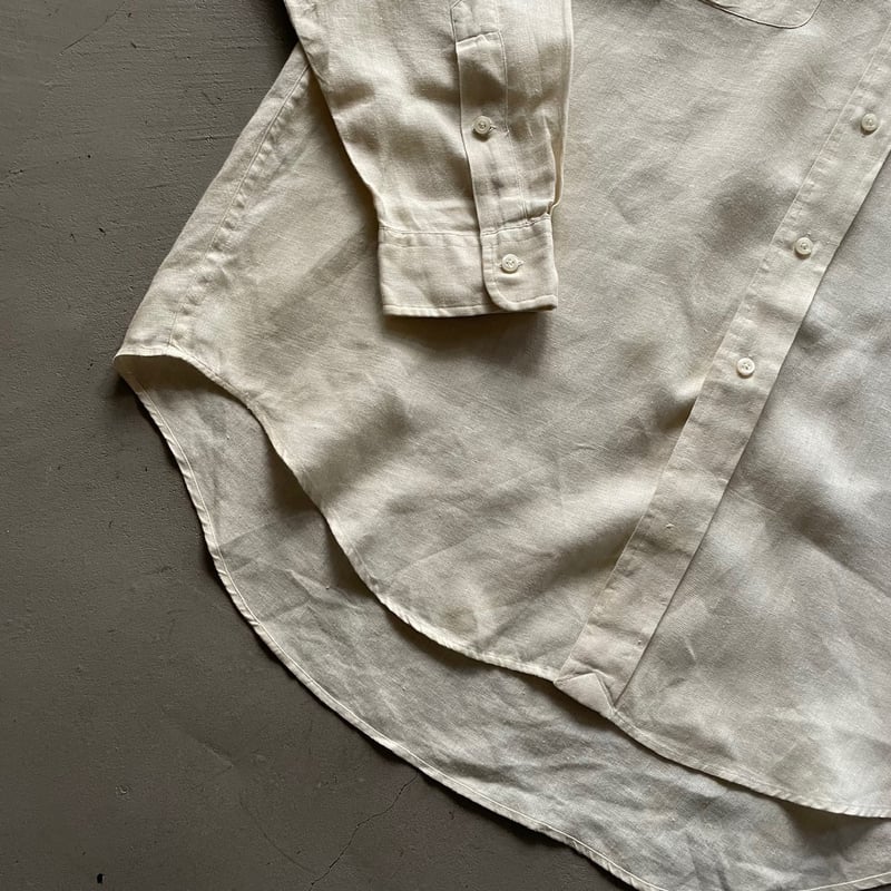 90s Ralph lauren linen work shirt “WHITFIELD” |