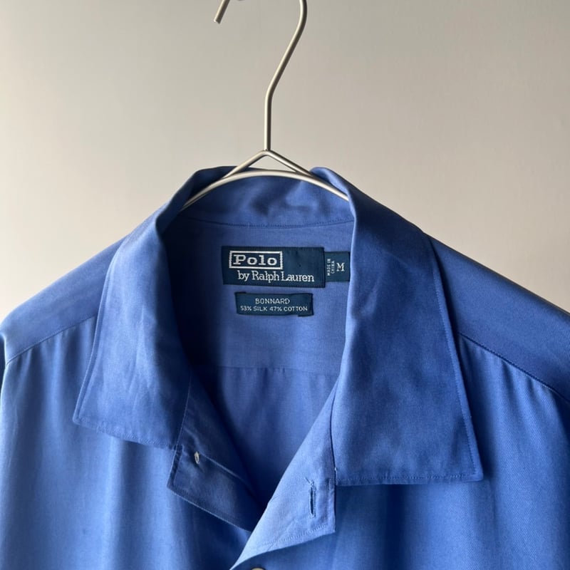 90s Ralph Lauren silk×cotton shirt 90s Ralph Lauren silk×cotton shirt