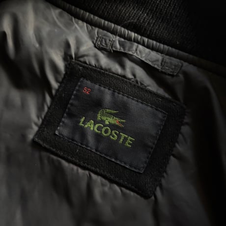 90s Lacoste type MA-1 wool jacket