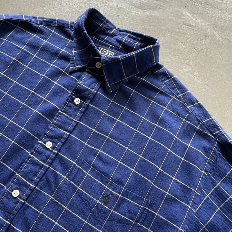 90s Ralph Lauren ''Lowell Sport'' plaid shirt |