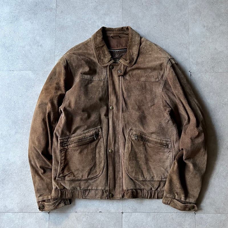 80s Eddie Bauer liner down suede jacket | sui & 80s Eddie Bauer liner down suede jacket | sui &