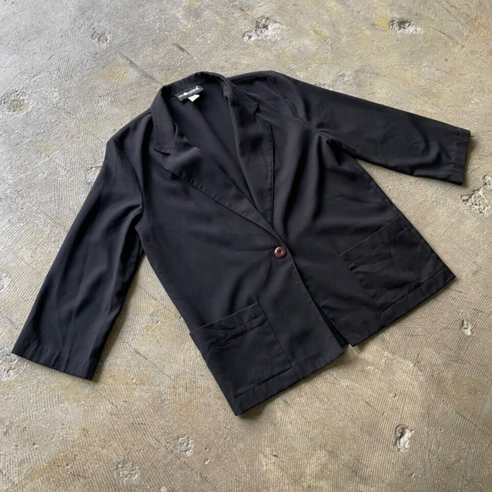 90s SAG HARBOR polyester×rayon tailored jacket